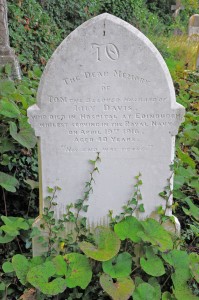 T P Davis headstone